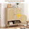 Foldable Adjustable 3 Shelf Waterproof Portable Wooden Storage Shoe Racks