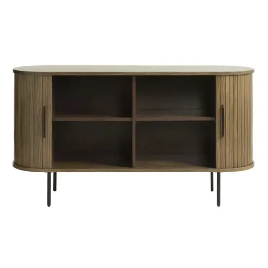 Elegant Modern Buffet Cabinet Adjustable Height Custom Size Wooden Sideboards