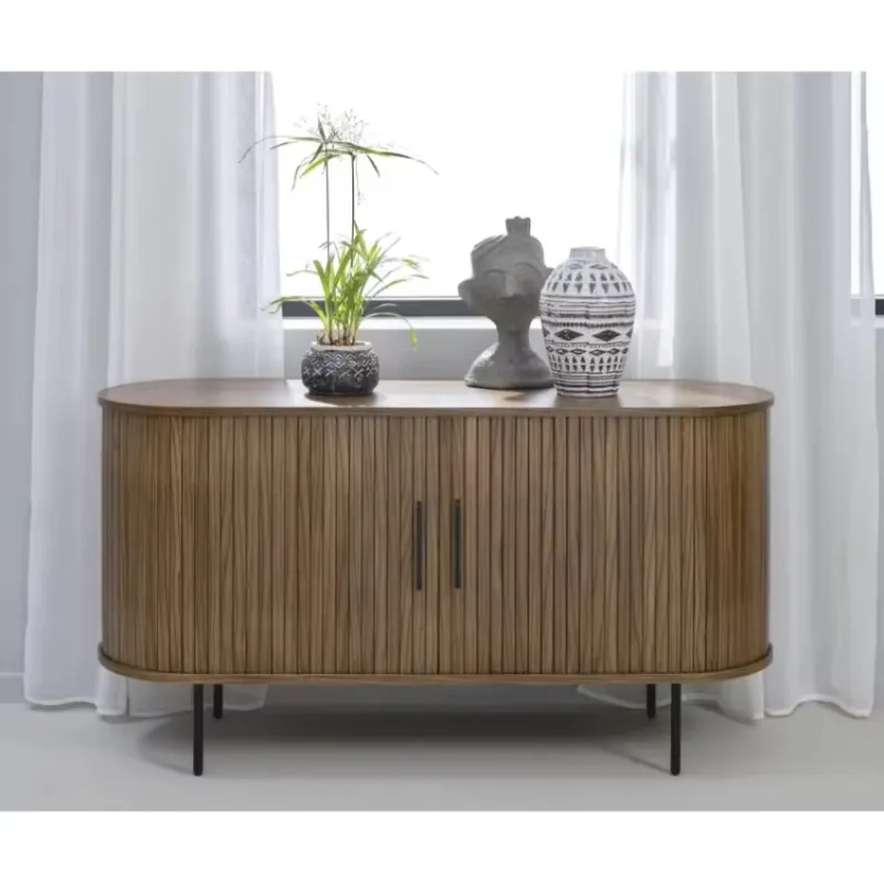Hotel Apartment Furniture Modern Adjustable Wood Buffet Cabinet Custom Sideboards