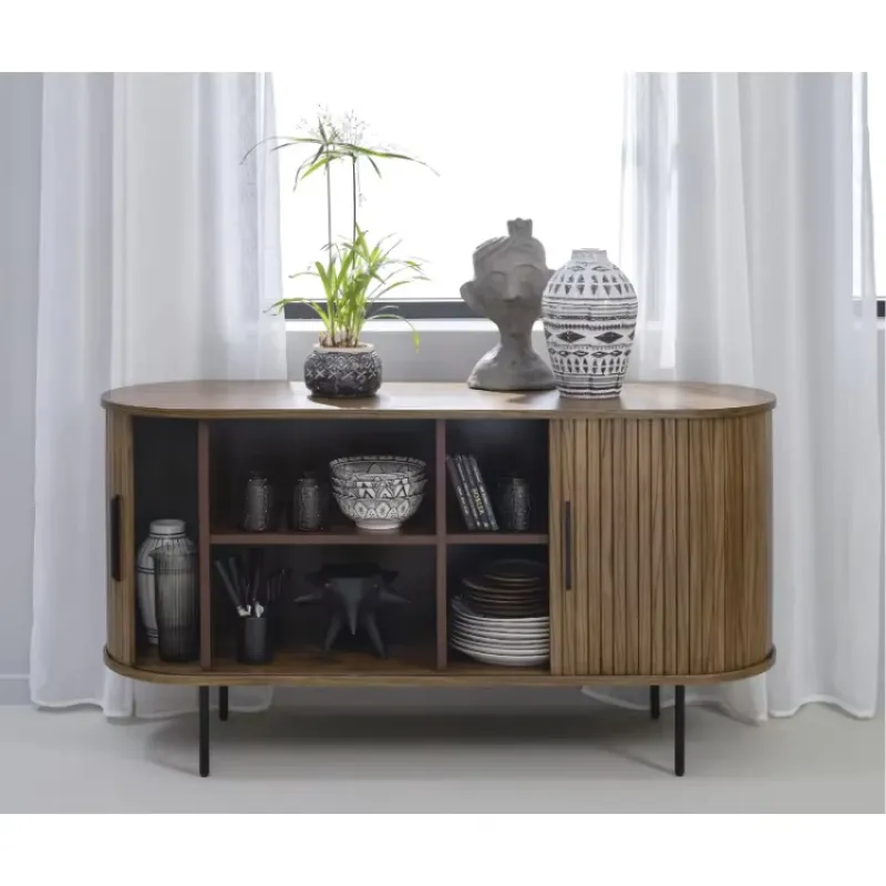 Custom Made Modern Buffet Cabinet Adjustable Height Wood Hotel Furniture Sideboards