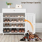 Contemporary Living Room Shoe Cabinet Solid Wood Modern Custom Color Shoe Racks