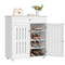Practical Modern Shoe Storage Furniture Solid Wood Custom Color Living Shoe Racks