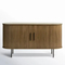Versatile Modern Wood Sideboard Custom Color Size for Dining Living Area Sideboards