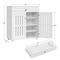 Practical Modern Shoe Storage Furniture Solid Wood Custom Color Living Shoe Racks