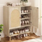Foldable Adjustable 3 Shelf Waterproof Portable Wooden Storage Shoe Racks