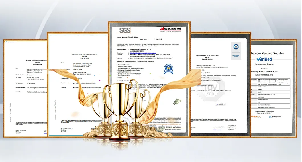 Natural Aesthetic Adjustable Bamboo Furniture Bedroom Home Office Nightstands